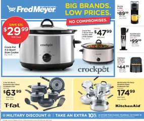 Ad Preview of Fred Meyer Home & Apparel from 10/15/2025