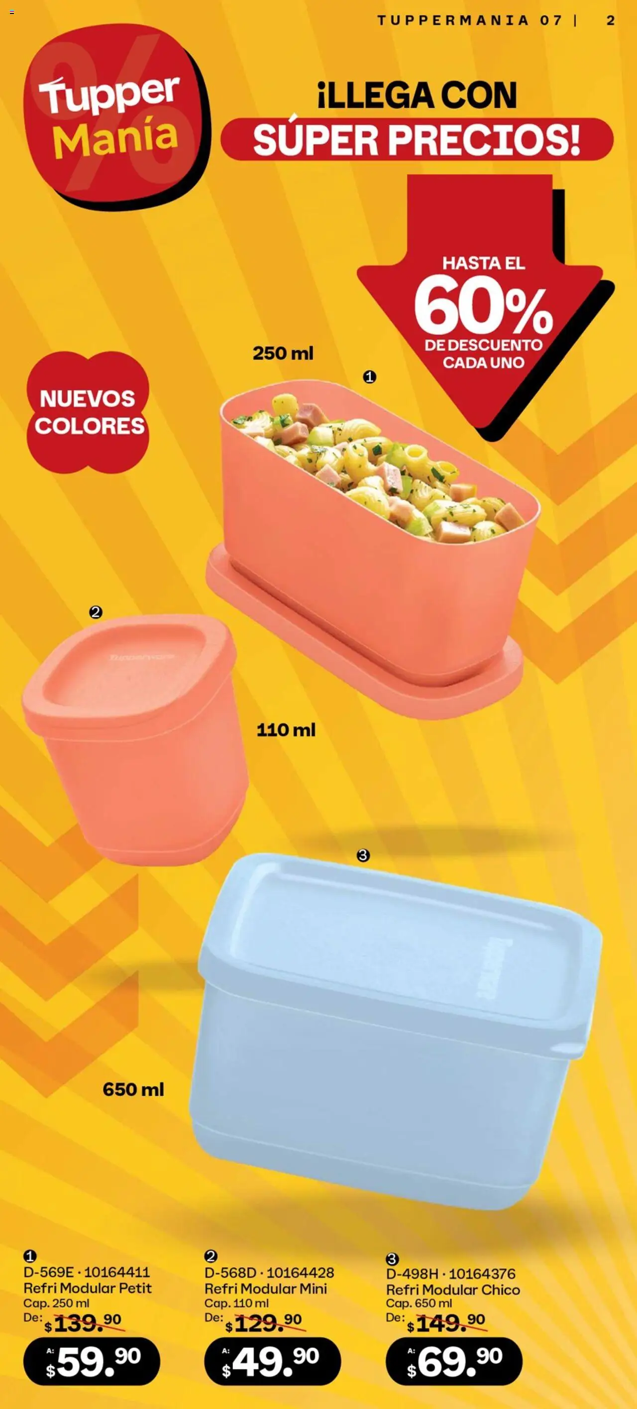 Catálogo Tupperware y sus promociones válidas desde el 16/06/2025 - Número de página 2 - Tupper, Modular