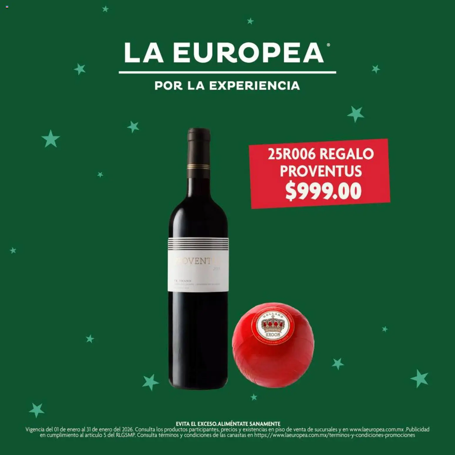 Vista previa las ofertas de la tienda La Europea - Catálogo La mejor selección de vinos y productos gourmet desde el 01/01/2026 