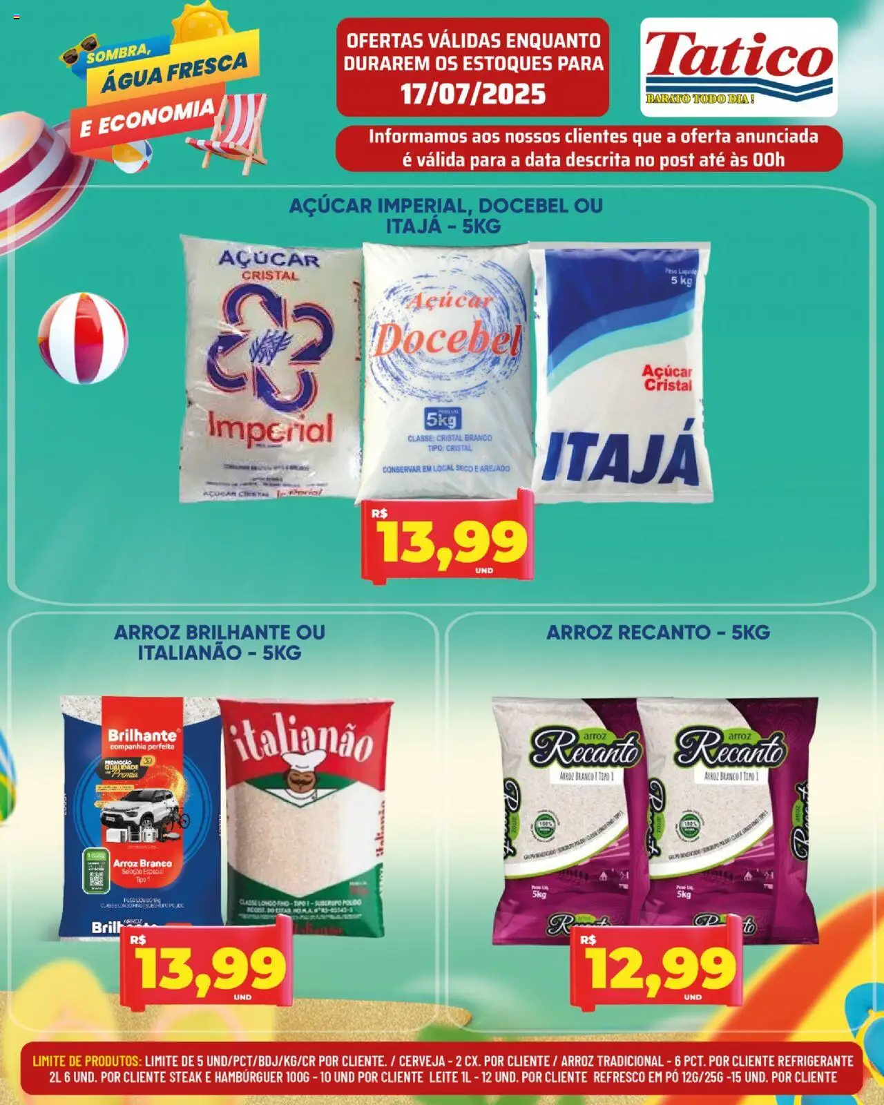 Tatico folheto "Ofertas do Dia" válido a partir de 17/07/2025 - número de página 1