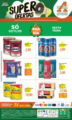 Pré-Visualização do folheto "Ofertas - RS" da loja Atacadão válido a partir de 07/11/2025
