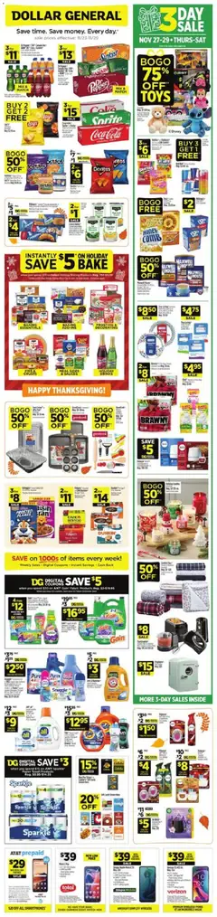 Ad Preview of Dollar General Weekly Ad from 11/23/2025
