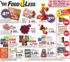 Ad Preview of Food 4 Less Weekly Ad from 02/11/2026