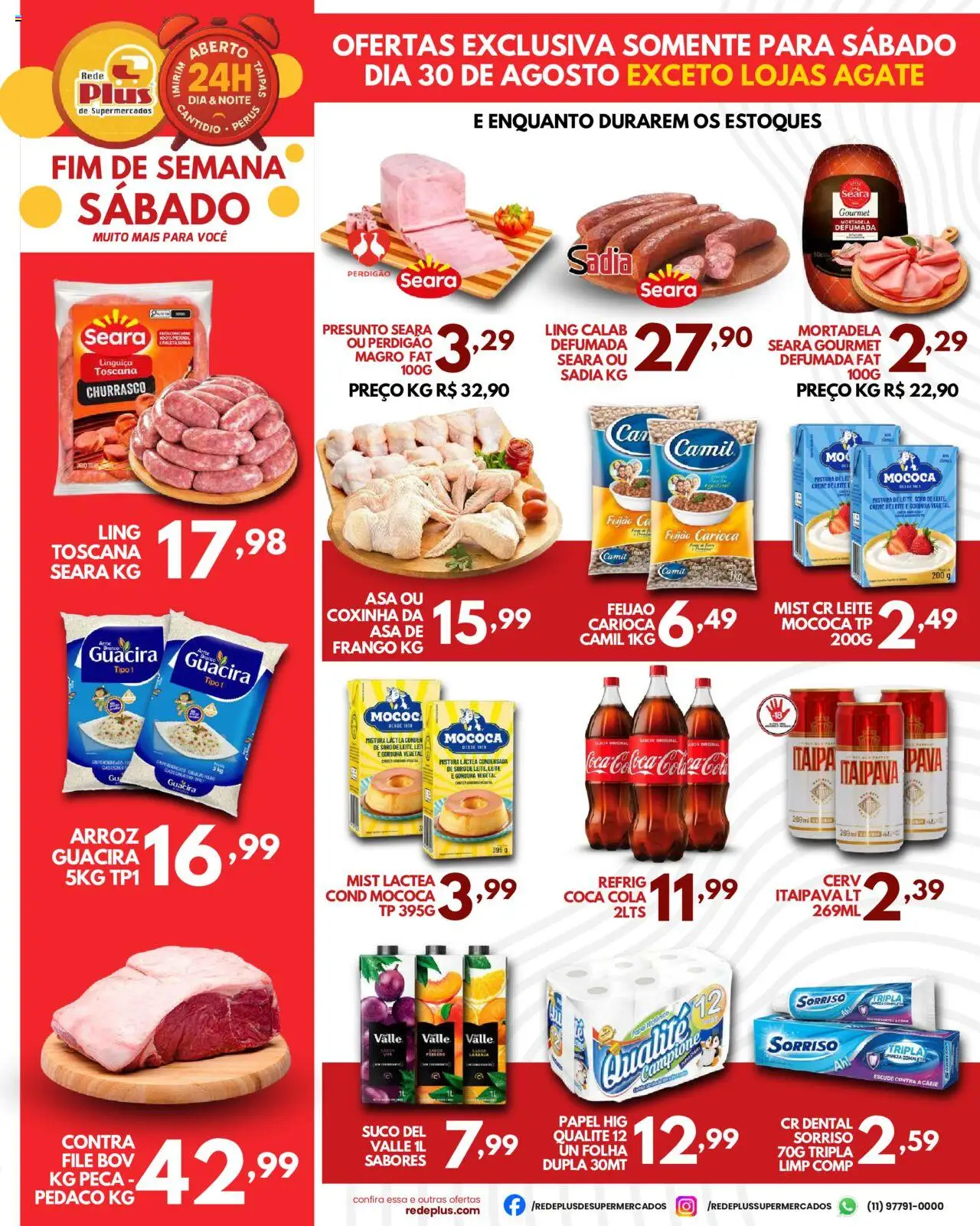 Rede Plus Supermercados folheto "Ofertas da semana" válido a partir de 30/08/2025 - número de página 1