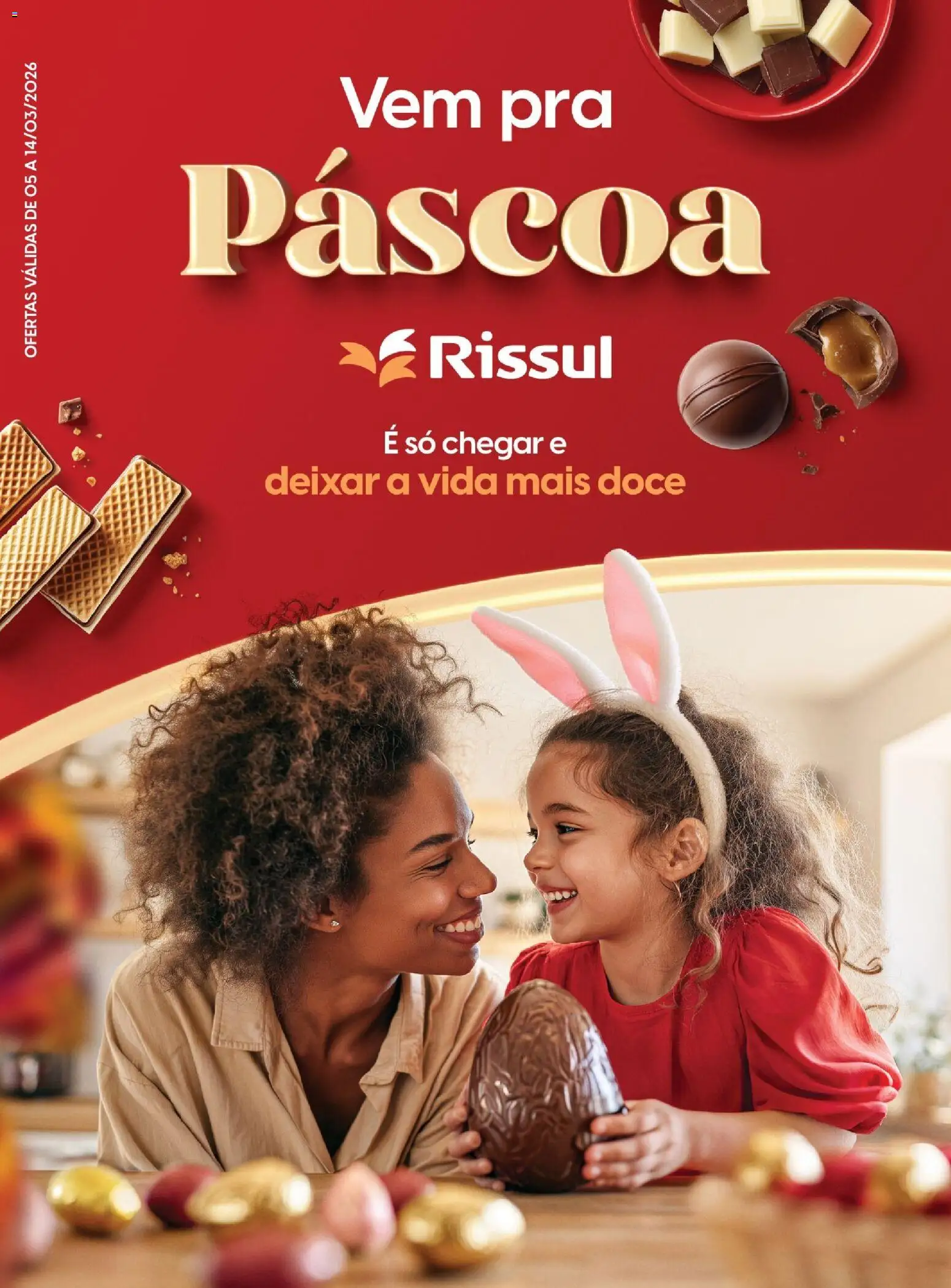Pré-Visualização do folheto "Rissul ofertas Páscoa" da loja Rissul válido a partir de 06/03/2026