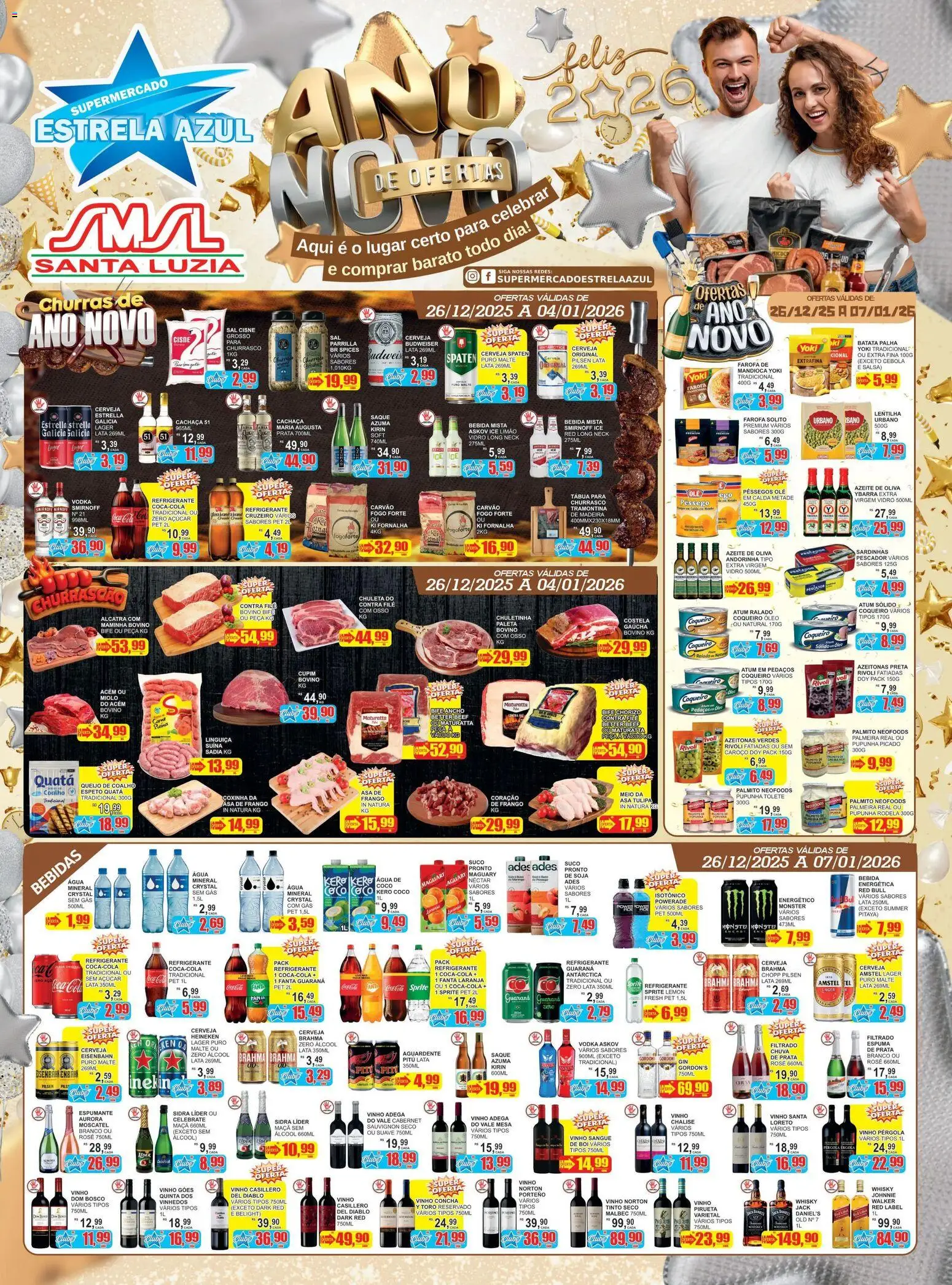 Pré-Visualização do folheto "Ofertas da semana" da loja Estrela Azul válido a partir de 26/12/2025