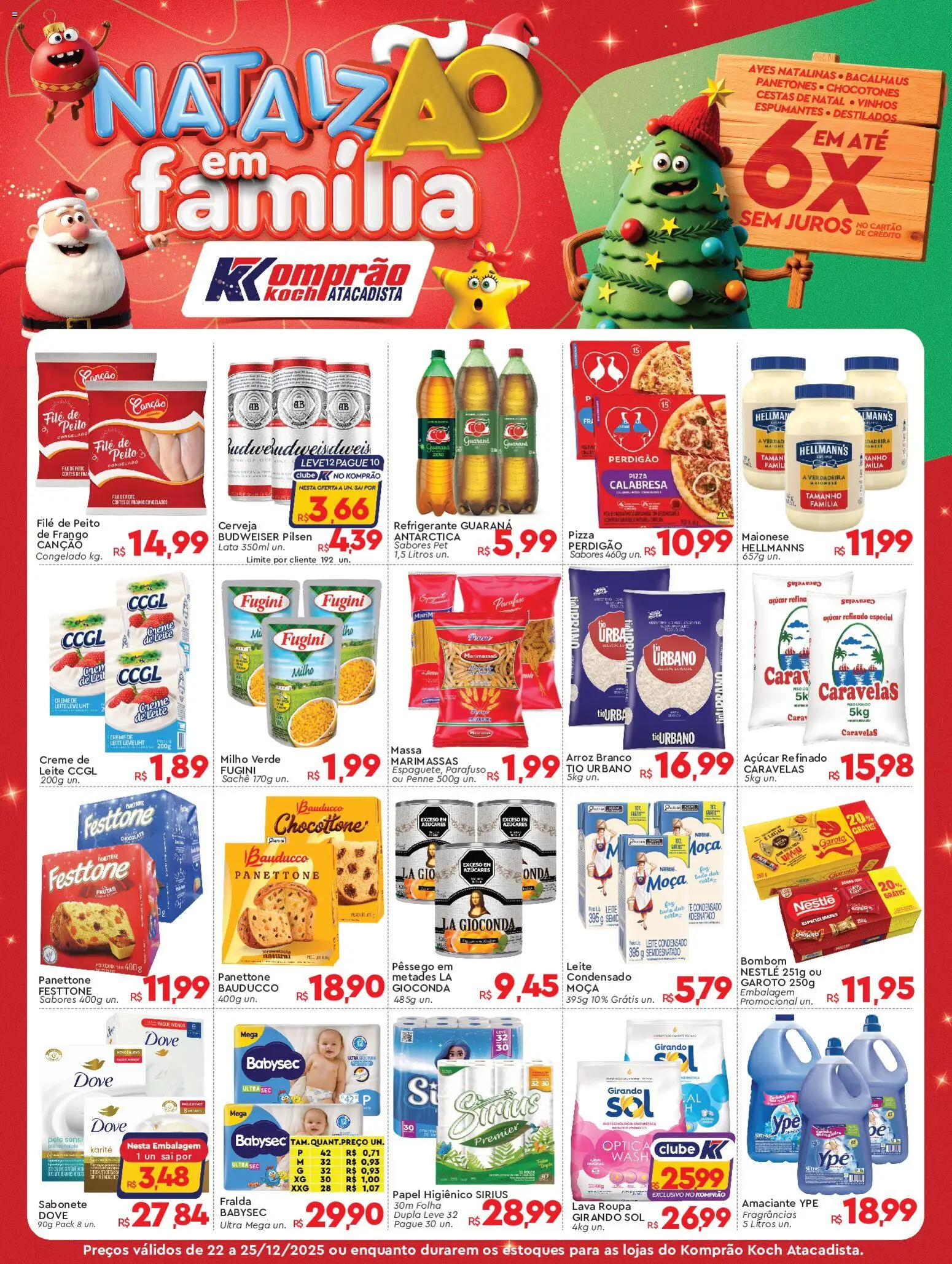 Pré-Visualização do folheto "Ofertas da semana" da loja Komprao Atacadista válido a partir de 22/12/2025