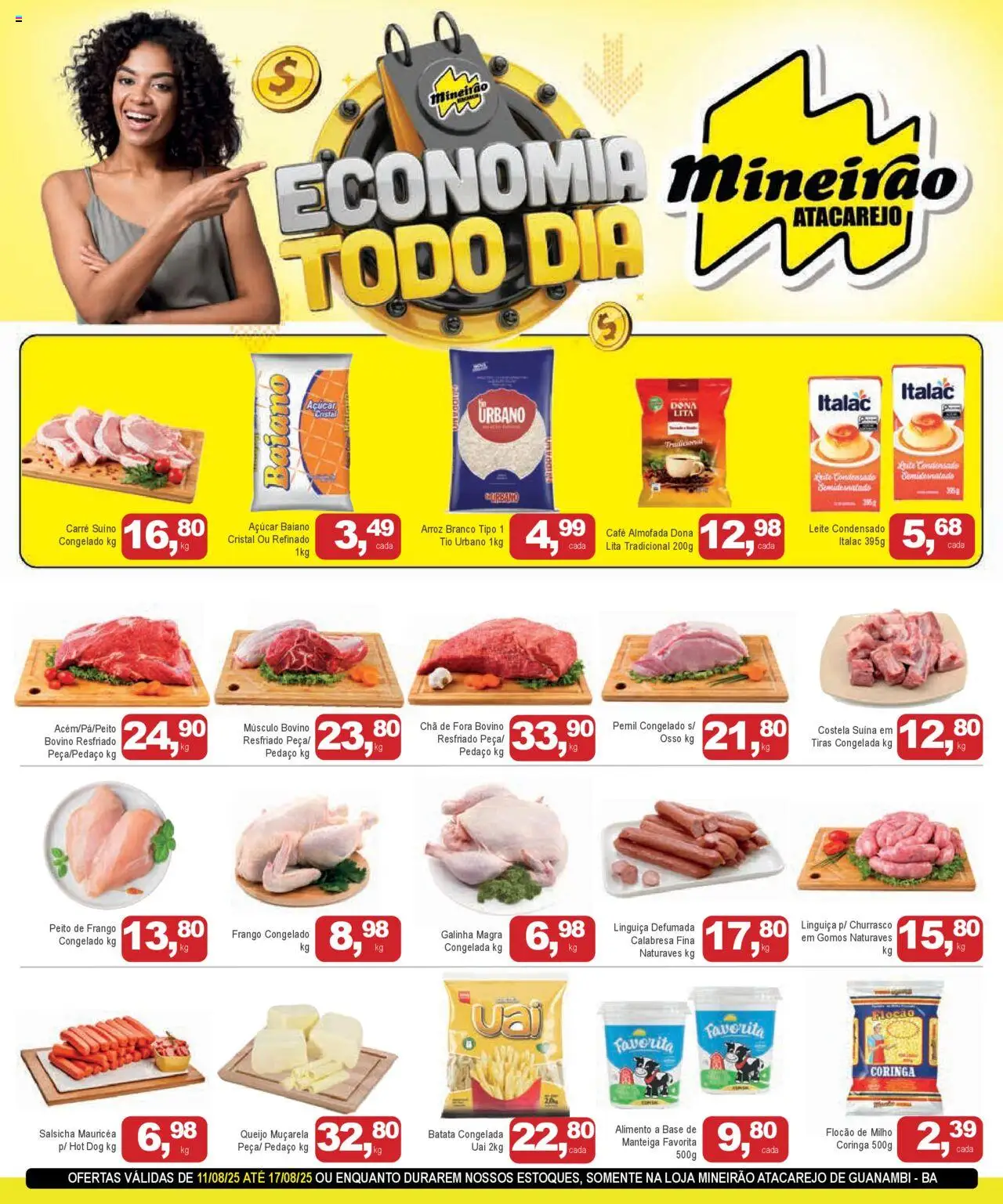 Mineirão Atacarejo folheto "Ofertas da semana" válido a partir de 11/08/2025 - número de página 1