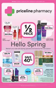 Preview of catalogue Catalogue from shop Priceline Pharmacy valid 28/08/2025