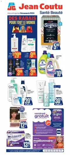 Preview of leaflet Santé beauté from shop Jean Coutu is valid from Sep 11, 2025
