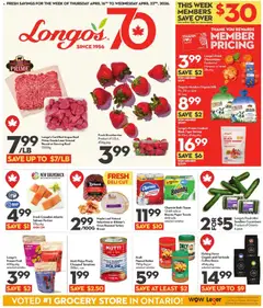 Un aperçu du dépliant Longo's weekly flyer / circulaire du magasin Longo's est valide à partir 16 avr. 2026