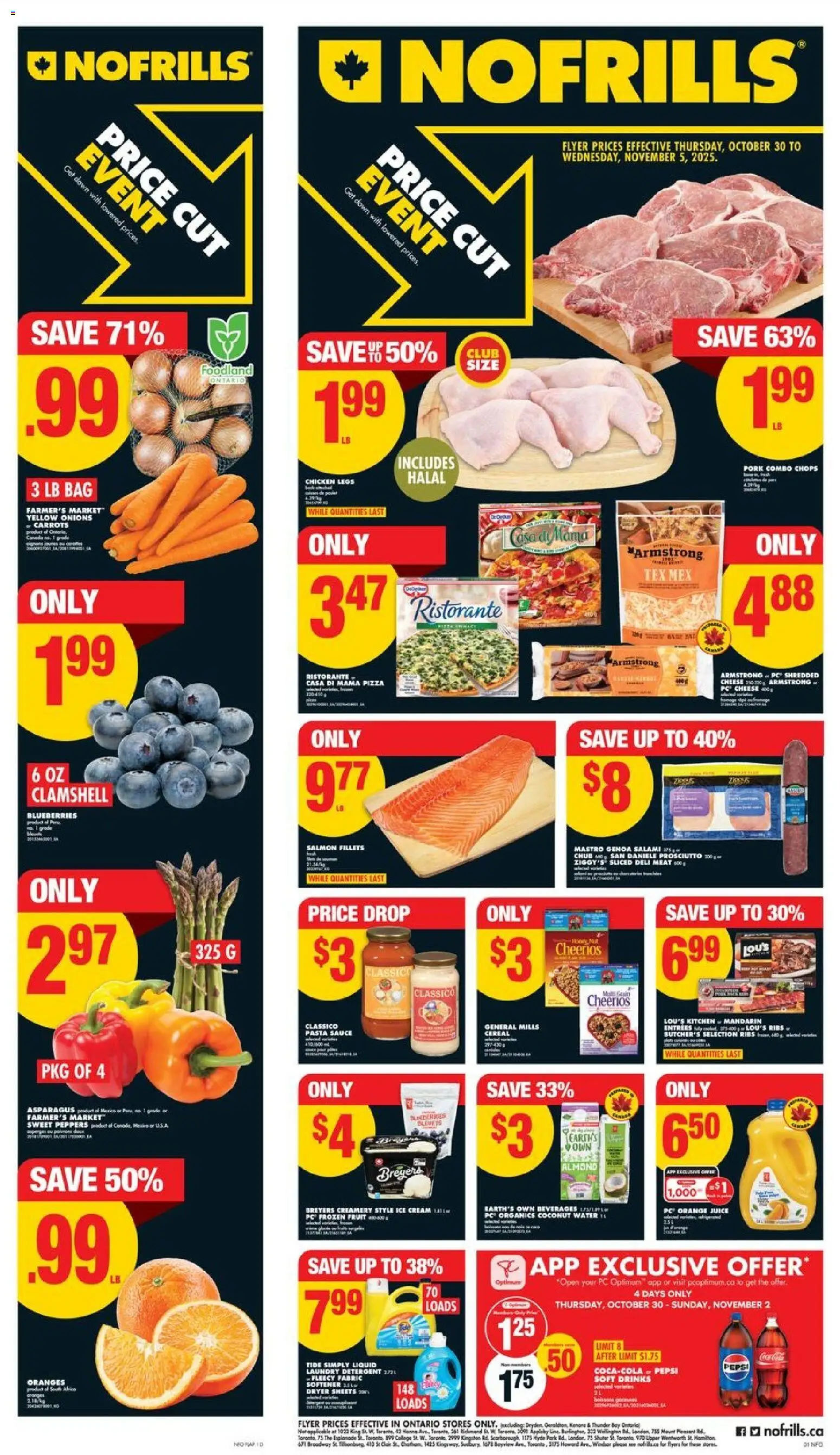 Preview of leaflet Weekly flyer / circulaire from shop No Frills is valid from Oct 30, 2025