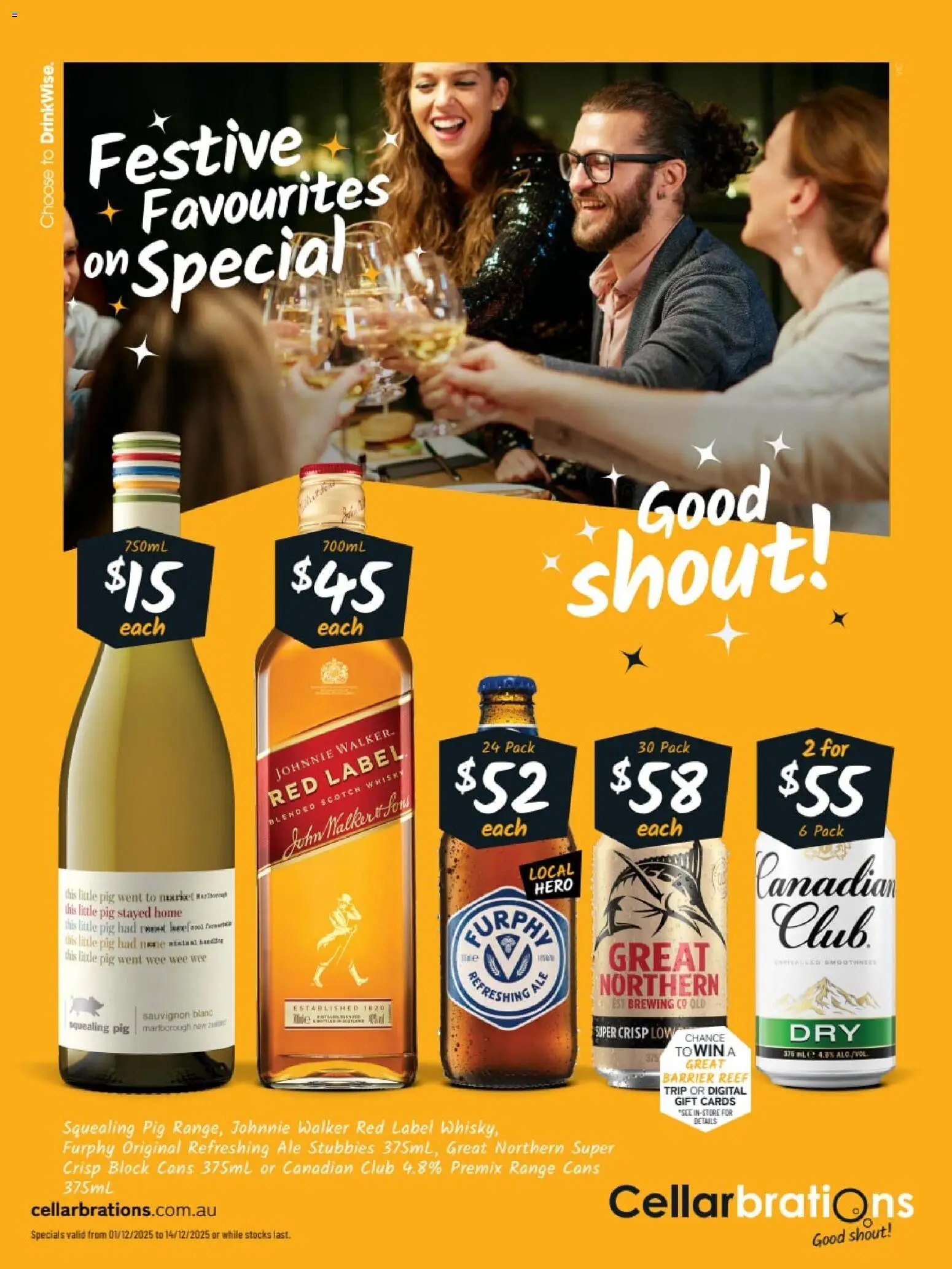 Preview of catalogue Catalogue VIC from shop Cellarbrations valid 01/12/2025