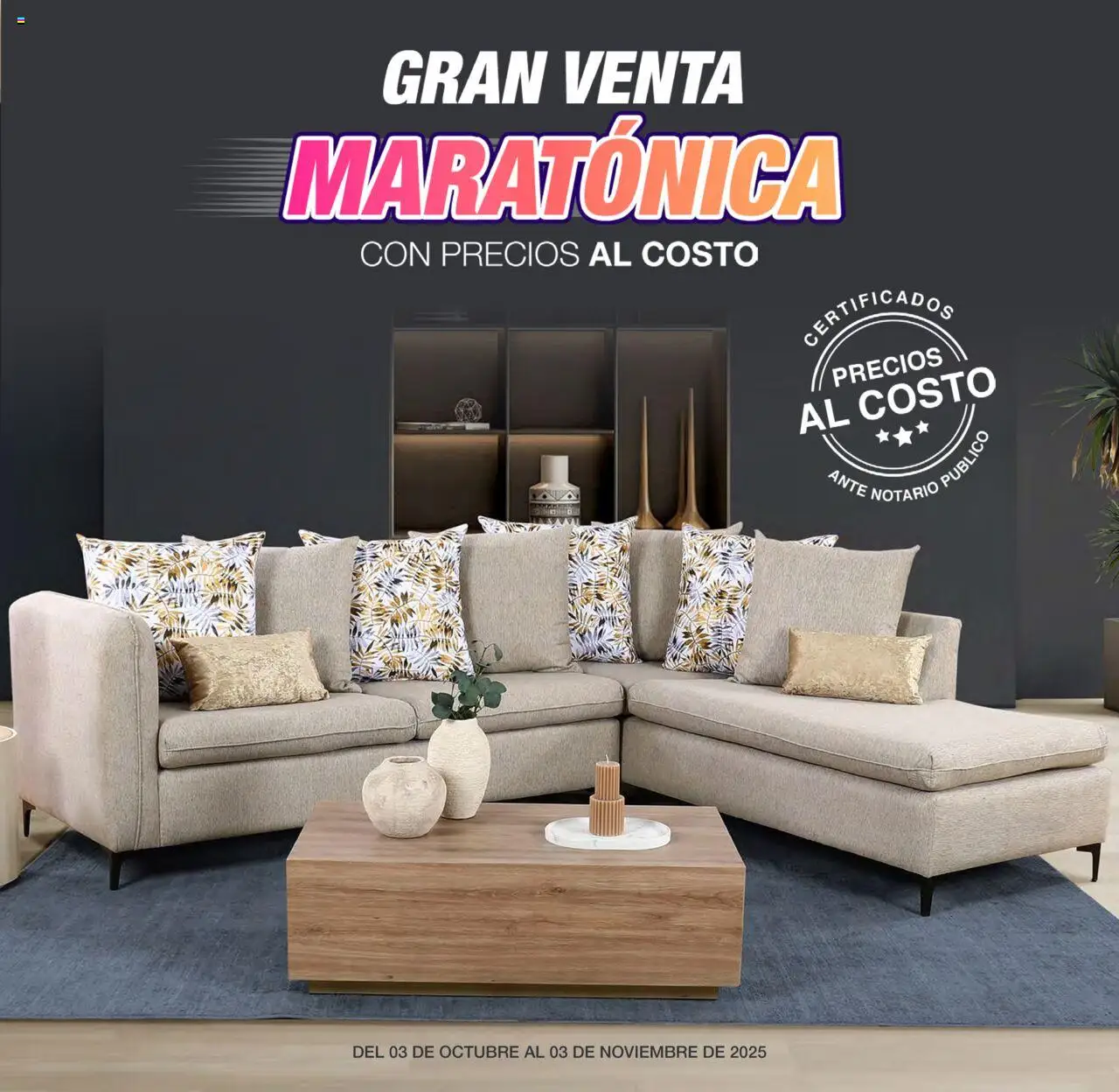 Vista previa las ofertas de la tienda Muebles Dico - Catálogo Gran Venta Maratónica desde el 03/10/2025 