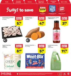 Preview of catalogue New World South Island catalogue from shop New World valid 13 Apr 2026