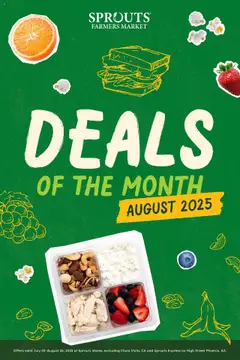 Ad Preview of Sprouts Monthly Ad from 07/31/2025