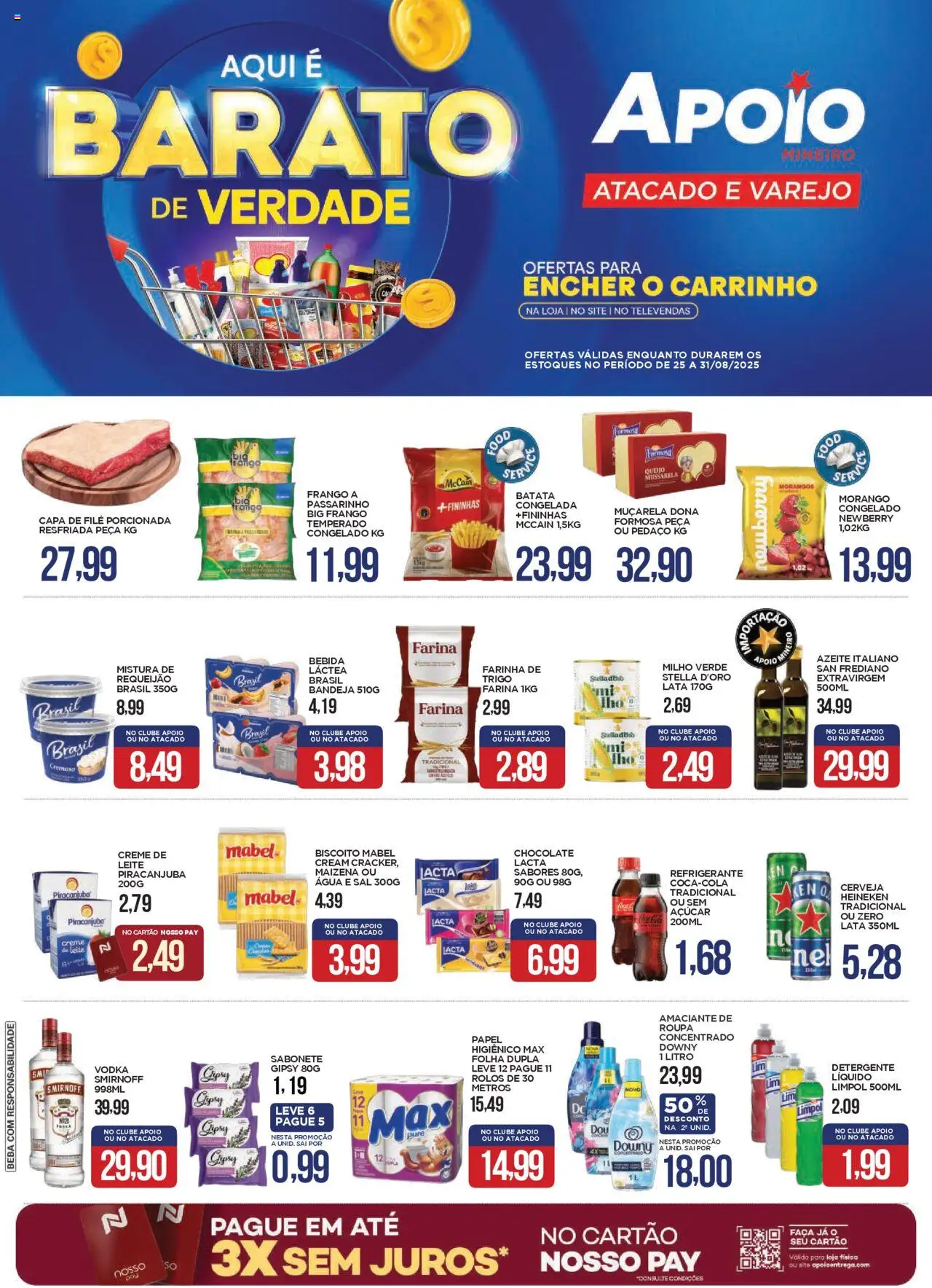Apoio Mineiro folheto "Ofertas da semana" válido a partir de 25/08/2025 - número de página 1