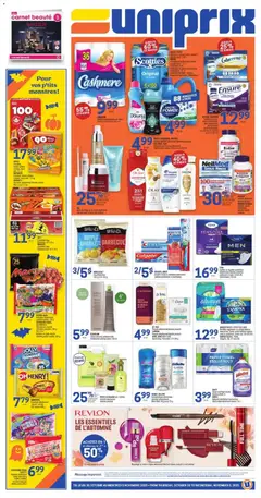 Un aperçu du dépliant Weekly flyer / circulaire du magasin Uniprix est valide à partir 30 oct. 2025