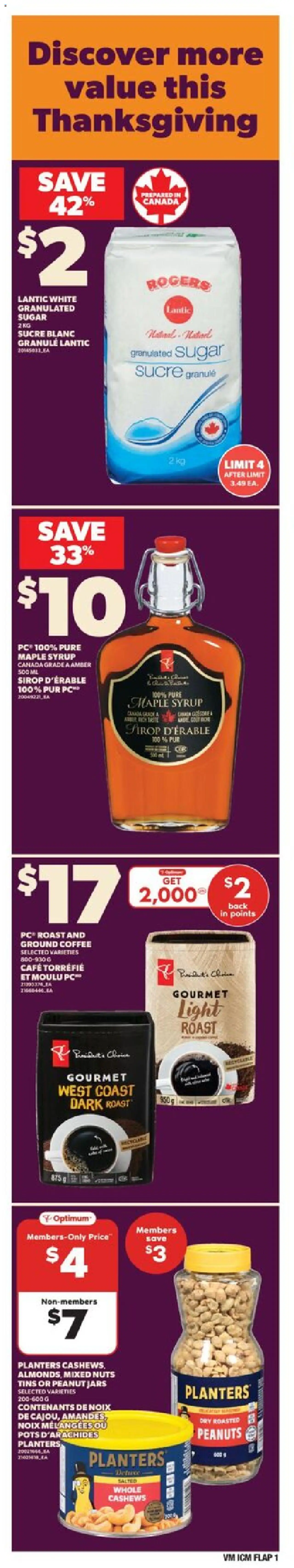 Valu Mart flyer valid from Oct 09, 2025 - page number 1