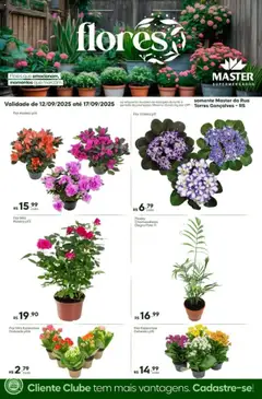 Pré-Visualização do folheto "Ofertas Flores" da loja Master válido a partir de 12/09/2025