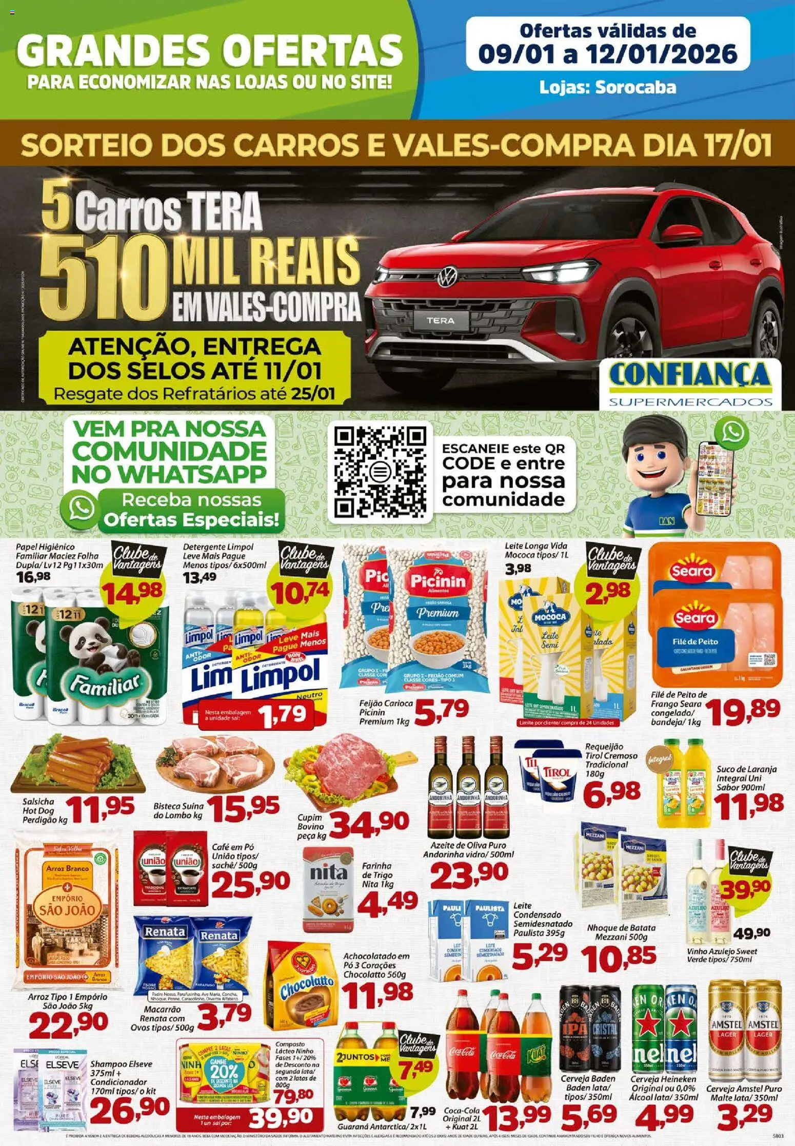 Pré-Visualização do folheto "Ofertas da semana" da loja Confiança válido a partir de 09/01/2026