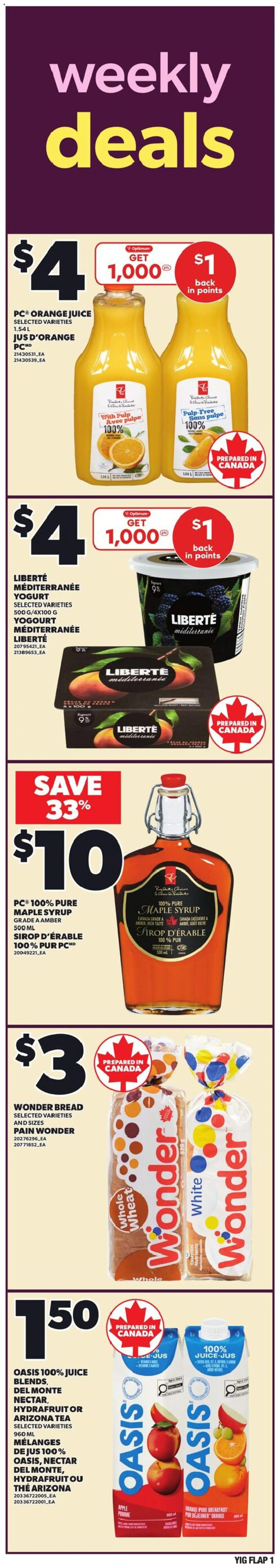 Preview of leaflet Weekly flyer / circulaire from shop Independent Grocer is valid from Jan 15, 2026