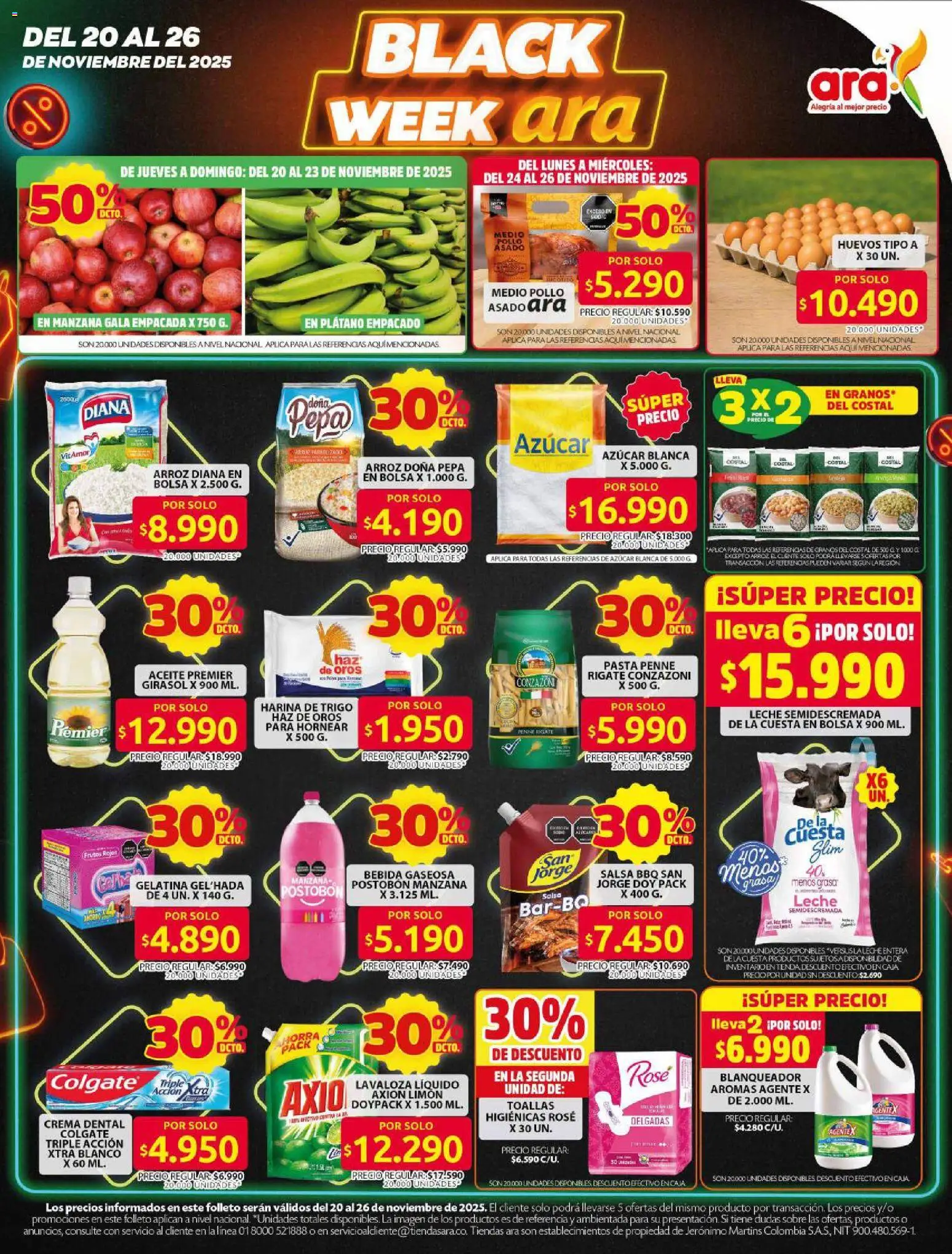  Vista previa del prospecto Black Friday del almacen Ara válida del 20/11/2025 al 26/11/2025