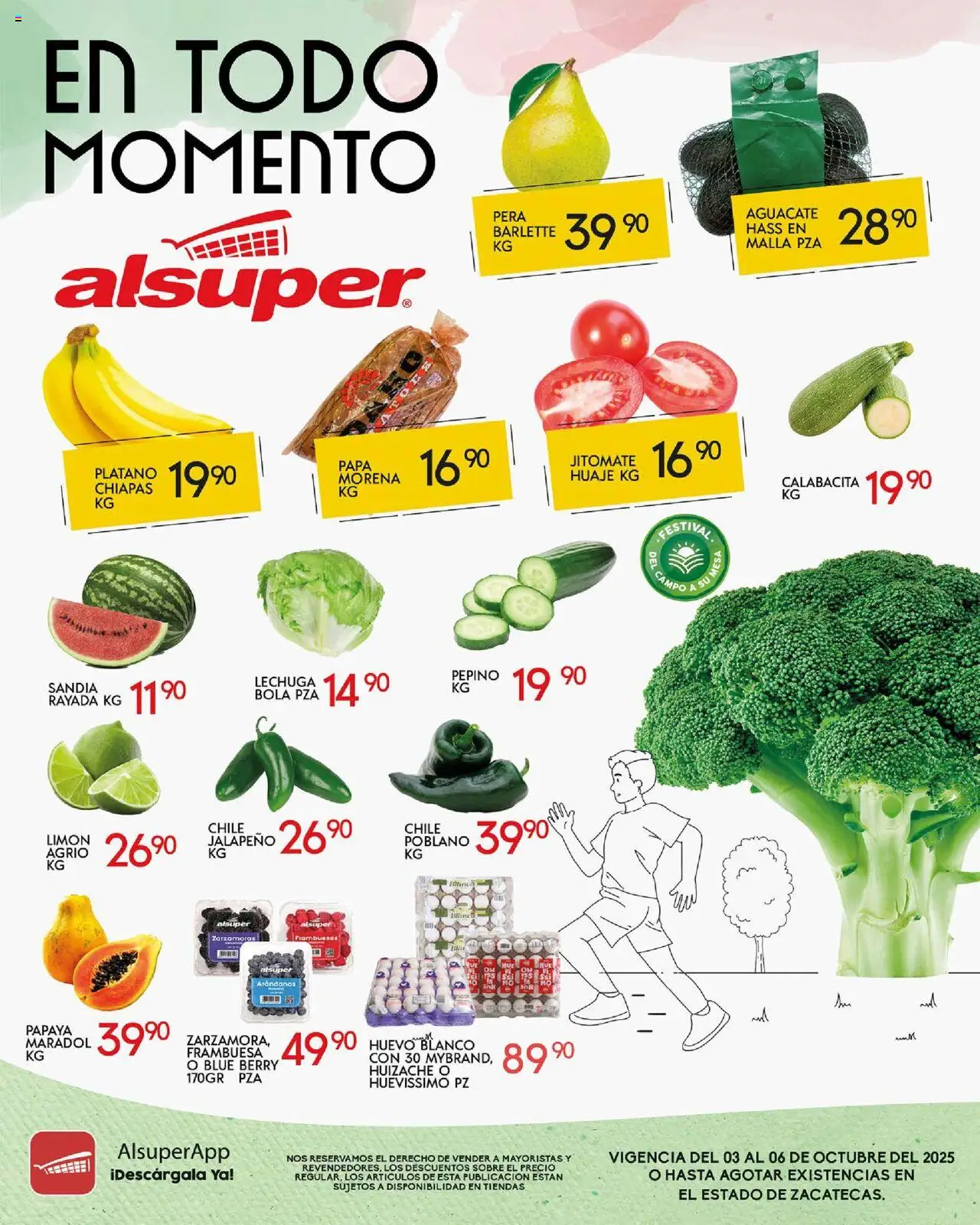 Folleto Zacatecas Alsuper y sus promociones válidas desde el 03/10/2025 - Número de página 1