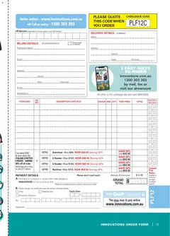 Preview of catalogue Catalogue Summer Essentials 2025 from shop Innovations valid 19/11/2025 | Page: 15