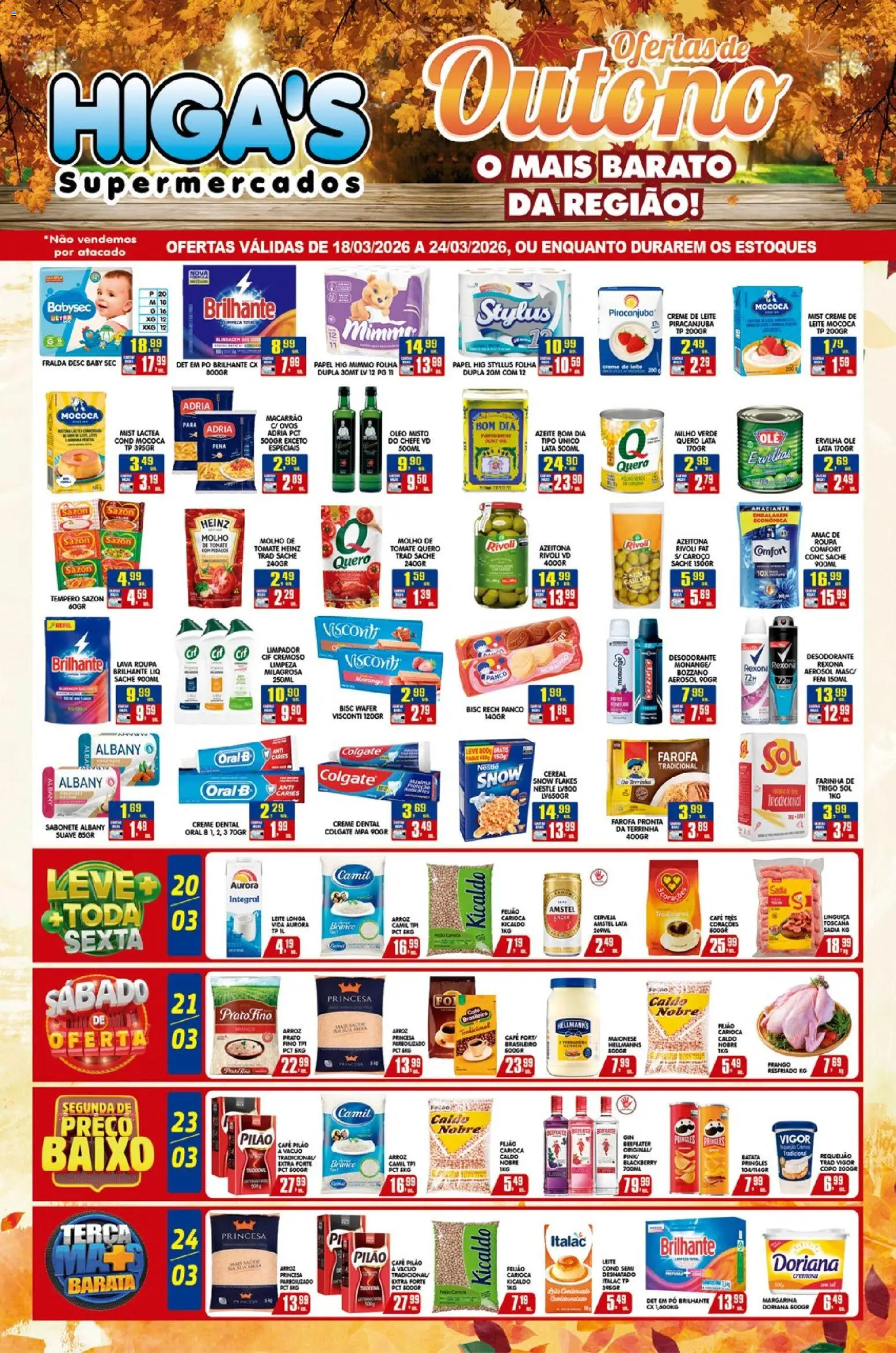 Pré-Visualização do folheto "Higa's Supermercado - Ofertas da semana" da loja Higa's Supermercado válido a partir de 18/03/2026