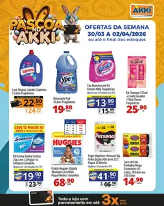 Pré-Visualização do folheto "Akki Atacadista ofertas Páscoa " da loja Akki Atacadista válido a partir de 30/03/2026