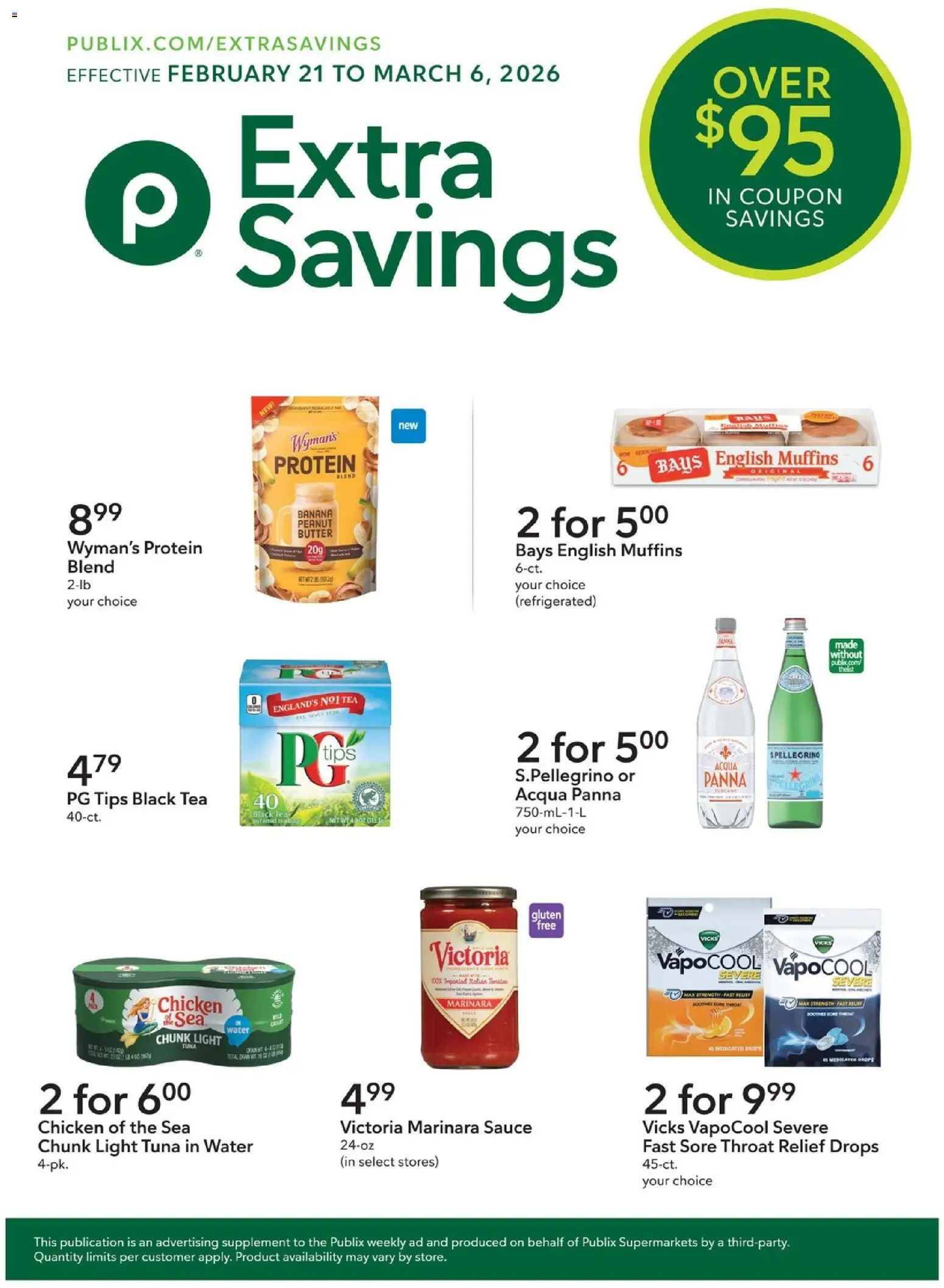 Ad Preview of Publix Extra Savings from 02/21/2026