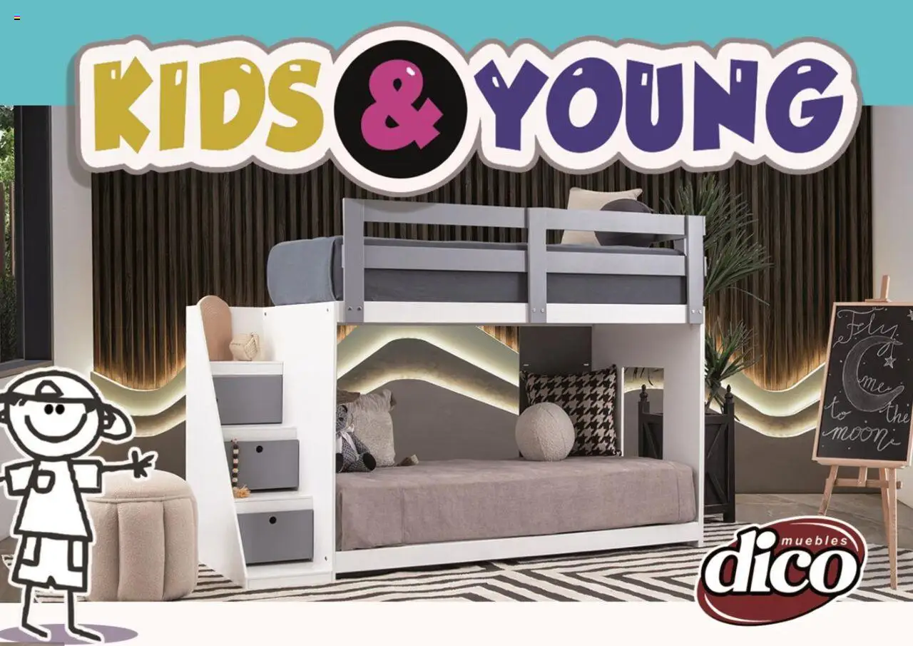Catálogo Kids & Young Muebles Dico y sus promociones válidas desde el 25/10/2024 - Número de página 1