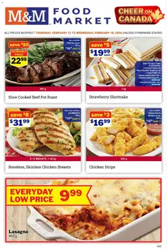 Preview of leaflet Weekly flyer / circulaire from shop M&M Food Market is valid from Feb 12, 2026