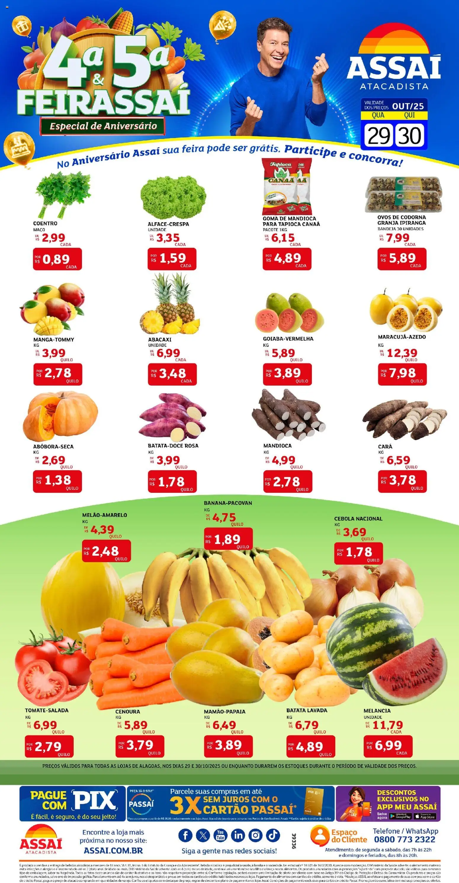 Pré-Visualização do folheto "Encarte - AL" da loja Assaí Atacadista válido a partir de 29/10/2025