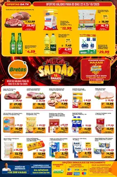 Pré-Visualização do folheto "Ofertas da semana" da loja Bretas válido a partir de 22/10/2025