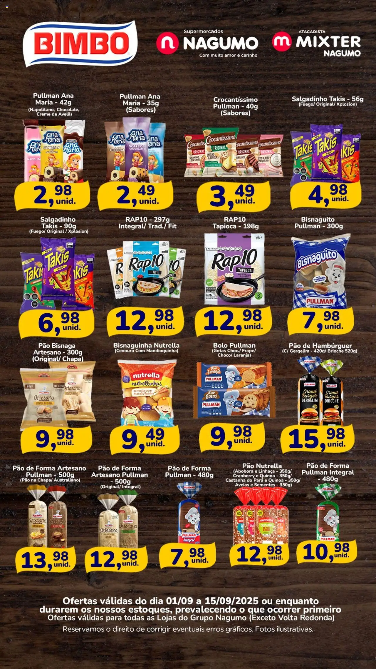 Nagumo folheto "Ofertas Bimbo" válido a partir de 01/09/2025 - número de página 1