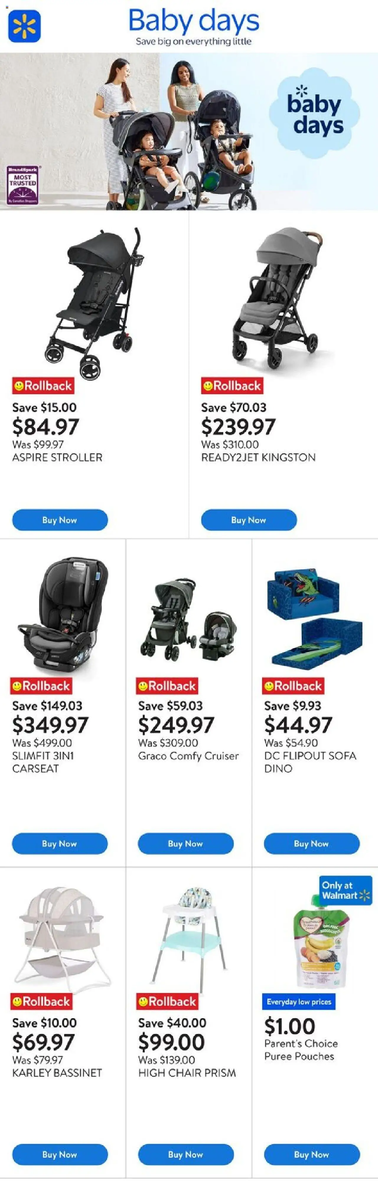 Walmart flyer valid from Sep 25, 2025 - page number 1