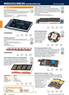 Preview of catalogue Engineering & Scientific Catalogue 2025/2026 from shop Jaycar valid 09/07/2025 | Page: 154