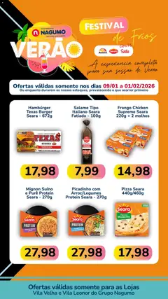 Pré-Visualização do folheto "Ofertas de Verão" da loja Nagumo válido a partir de 09/01/2026