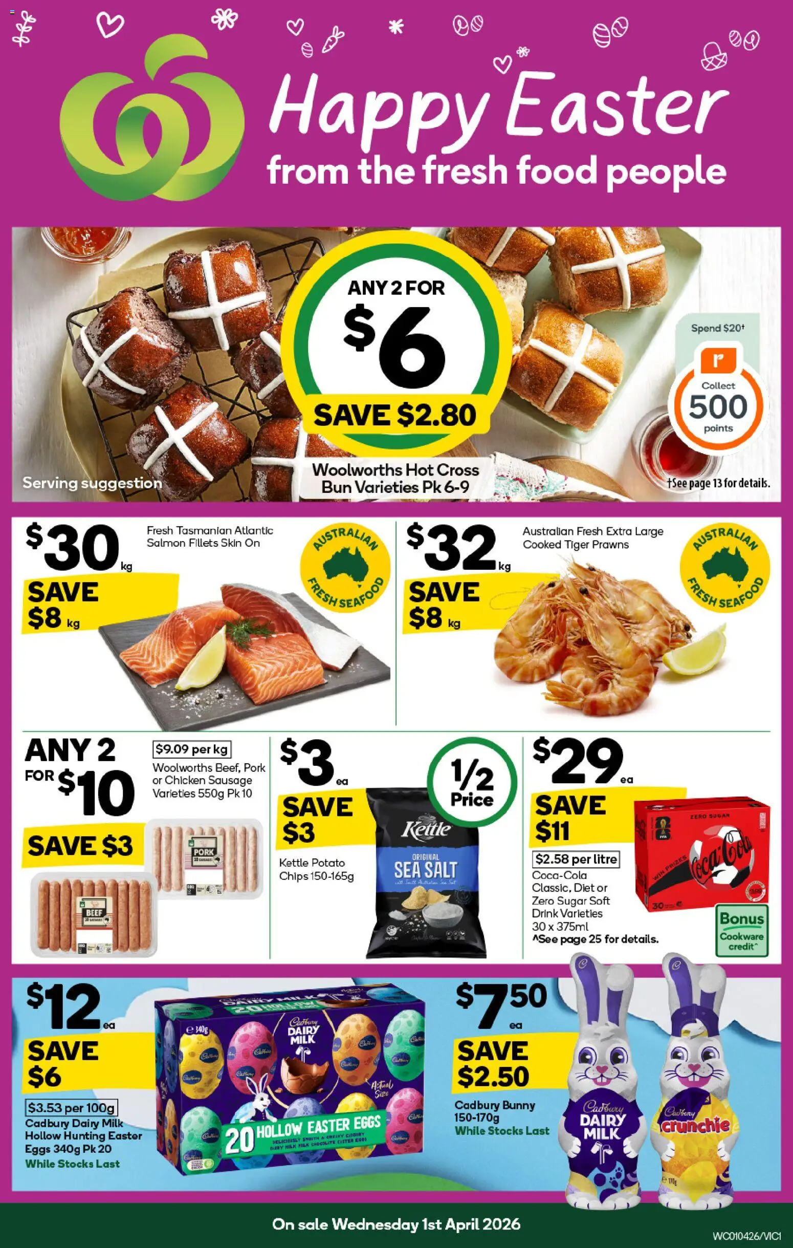 Preview of catalogue Woolworths catalogue VIC from shop Woolworths valid 01/04/2026