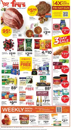 Ad Preview of Fry's Food Fry's Food Weekly Ad from 03/25/2026
