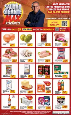 Pré-Visualização do folheto "Ofertas Saldao" da loja Max Atacadista válido a partir de 31/07/2025