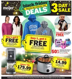 Ad Preview of Meijer Black Friday Deals from 11/27/2025