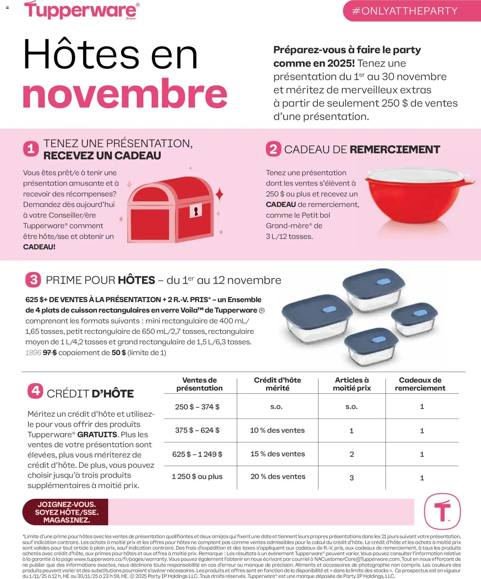 Preview of leaflet Circulaire from shop Tupperware is valid from Nov 01, 2025 - Plats