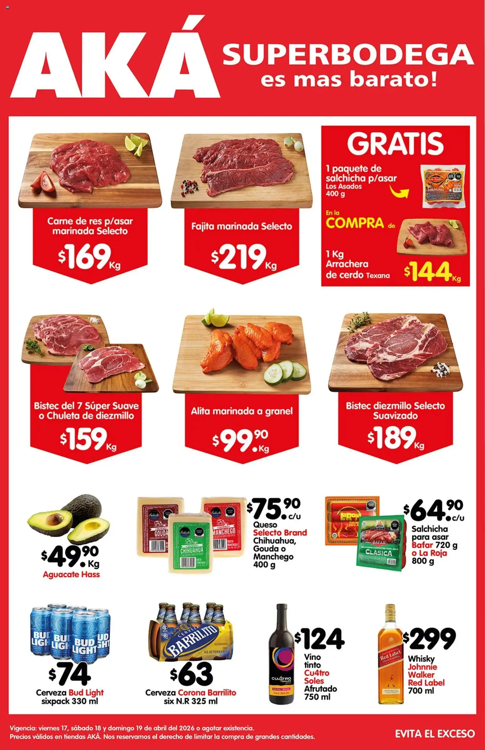 Vista previa las ofertas de la tienda Arteli - Arteli folleto Carnita Asada Aká Superbodegas desde el 17/04/2026 