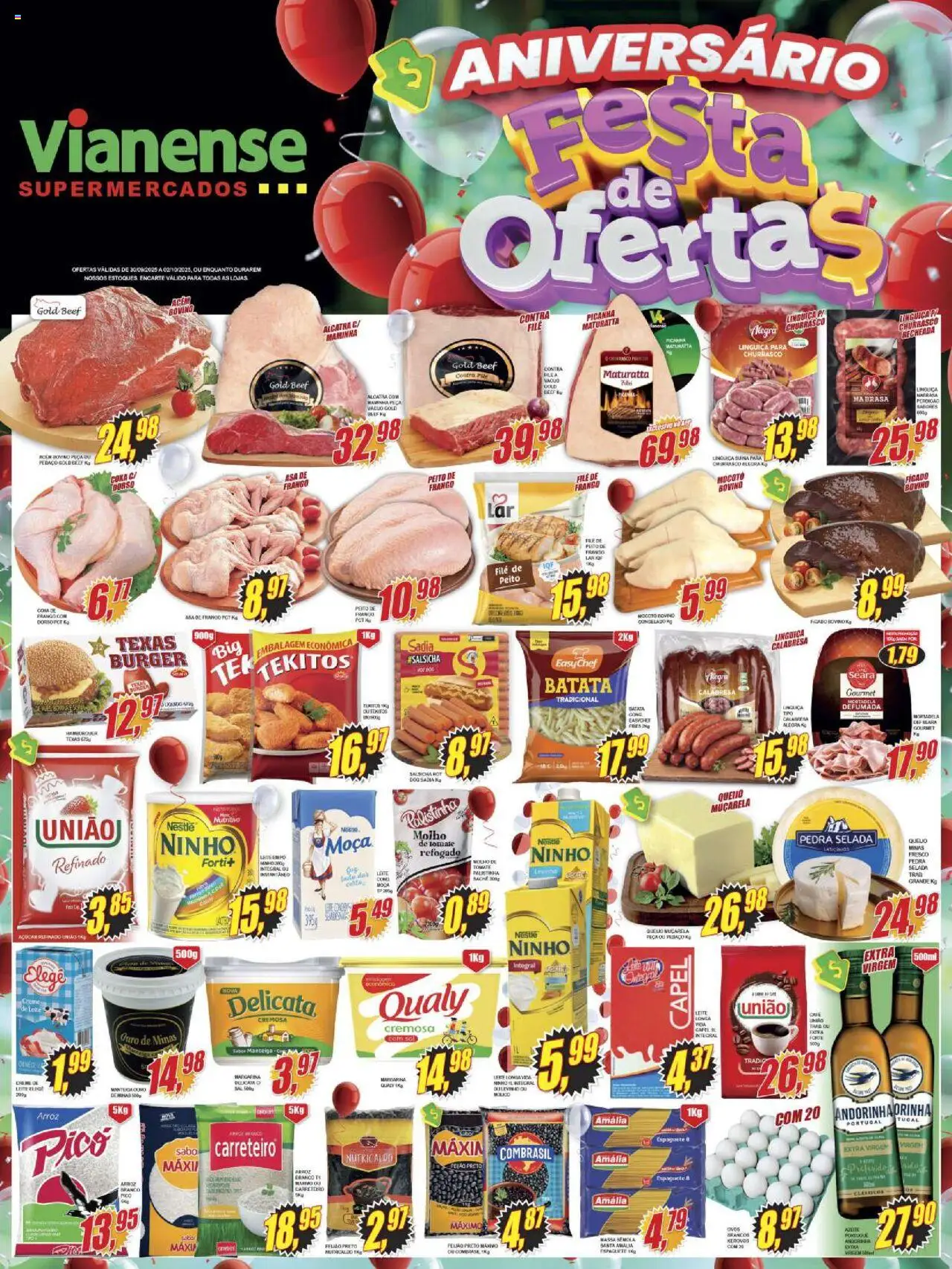 Vianense folheto "Encarte" válido a partir de 30/09/2025 - número de página 1