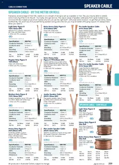 Preview of catalogue Engineering & Scientific Catalogue 2025/2026 from shop Jaycar valid 09/07/2025 | Page: 259