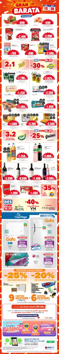 Vista previa del folleto de la tienda Cooperativa Obrera válido desde el 15/01/2026 