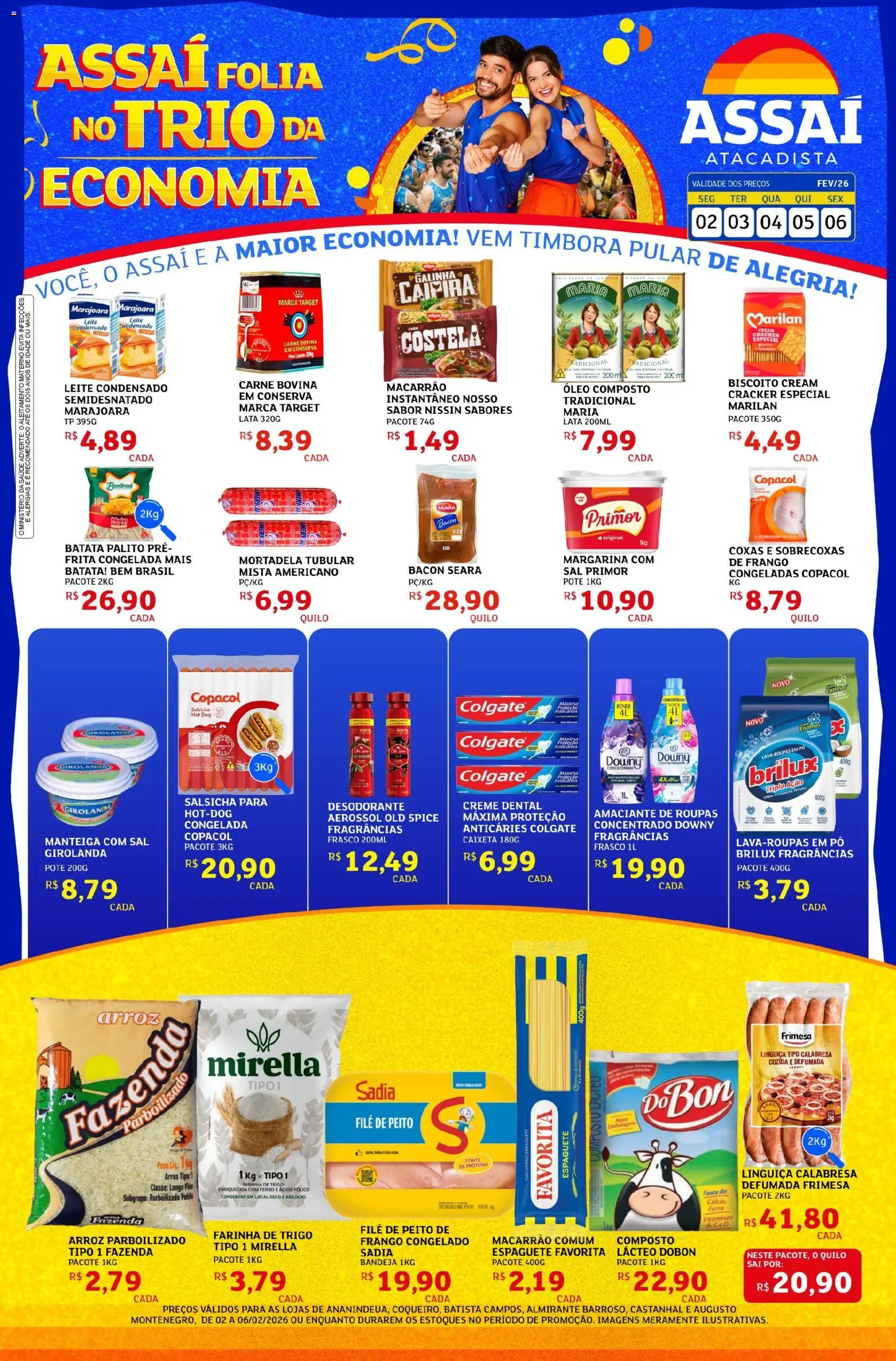 Pré-Visualização do folheto "Encarte - PA" da loja Assaí Atacadista válido a partir de 02/02/2026